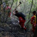 Požar kod Bovanskog jezera još nije lokalizovan, nema otvorenog plamena