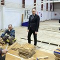 Stevović: Rekonstruišemo parket hale Gordana Goca Bogojević u najkraćem roku