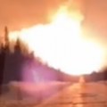 Vatrena lopta iznad Rusije Ukrajinci napali gasovod, eksplozija na glavnoj cevi (video)