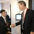 Брнабић са Блонделом у Копенхагену о напретку Србије на европском путу