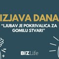 Izjava dana: „Ljubav je pokrivalica za gomilu stvari“