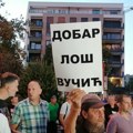 Na protestu „Valjevo protiv nasilja“ građanima se obratili Vidojković i Kulačin FOTO