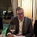 Vučić ugostio Milatovića i Kovačevskog na večeri povodom Sajma vina u Beogradu