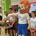 Plamen baklje i radost mališana na prvim Sportskim igrama mladih u Leskovcu (video)
