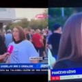 Jedna osoba, dve uloge: Pančevka se proslavila na Vučićevim protestima, prvi put kaže da je profesorka, drugi put da je…