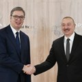 Vučić razgovarao sa Alijevim: Razmotrili smo pitanja od zajedničkog interesa sa posebnim osvrtom na energetsku saradnju