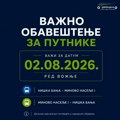 Dodatni polasci za Nišku Banju za praznik Sveti Ilija