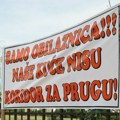 U Nišu ponovo protest zbog trase brze pruge