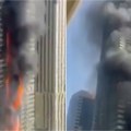 Soliter od 67 spratova u plamenu Prvi snimci katastrofalnog požara u Dubaiju (video)