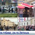 BLOG UŽIVO Srbija staje na 15 minuta zbog 15 žrtava: Bjelogrlić pozvao na skup kod FDU, profesori na Studentskom trgu…