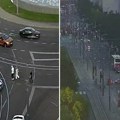 Blokiran deo Nemanjine ulice u Beogradu: Protest studenata u blokadi i zborova i u Novom Sadu