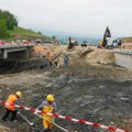 Radovi na nadvožnjaku na petlji Zmaj u smeru ka Nišu