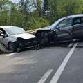 Silovit sudar na magistrali kod Arilja! Delovi automobila svuda po kolovozu