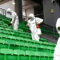 Panatinaikos dezinfikuje halu posle Olimpijakosovog slavlja: "Sada u nju opet mogu naši navijači"