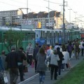 Sudar tramvaja i automobila kod Beogradskog sajma