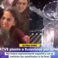 Skandal trese Pesmu Evrovizije: Izraelka peva, a na televiziji namerno pustili horor scene iz Gaze (video)