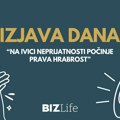 Izjava dana: Na ivici neprijatnosti počinje prava hrabrost