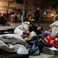 Izbori u Srbiji: Studentska noć u šatorima u Beogradu, miting u podne