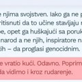 Sumanut tekst u OPOZICIONOM danasu: Rudarenje litijuma je genocid, kao u Srebrenici! (foto)