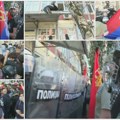 Deset meseci od pada nadstrešnice: Studenti ulaze kroz prozor na DIF, sukob sa policijom na ulazu