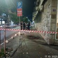 Postavljene trake ispred zgrade RFZO – Grad Niš upozorava na opasnost po bezbednost građana