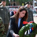 (Foto) Vesna Vidović položila venac na Groblju oslobodilaca Beograda
