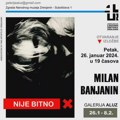 NAJAVA: Otvaranje izložbe crteža i slika „Nije Bitno“, likovnog umetnika Milana Banjanina u Galeriji ALUZ Zrenjanin -…