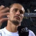 "Tvoj posao je da smišljaš glupa pitanja": Zverev brutalno isprozivao čoveka koji ga je intervjisao na terenu