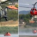 Besni veliki požar kod Vranja: Vatra progutala sela, tri helikoptera u akciji gašenja (Video)