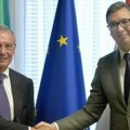 Vučić se sastao sa italijanskim ministrom za preduzetništvo i robu proizvedenu u Italiji