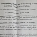 Letke morbidnog sadržaja nepoznata lica ubacuju u sandučiće građanima na Novom Beogradu - reagovalo Tužilaštvo