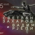 Performans balerine Svetlane Zaharove i violiniste Vadima Rjepina 5. maja u Sava Centru