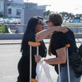 Dragana Mirković srela povređenu Gogu Sekulić na aerodromu: Odmah joj pritrčala u pomoć (video)