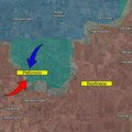 Ruska artiljerija ne dozvoljava Ukrajincima da se utvrde i popune jedinice na najužajrenijoj tački fronta (mapa)