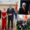 Prijem u Ambasadi Amerike Hil dočekuje goste sa suprugom, stigao Vučić:"Srbija i SAD saveznici u presudnim istorijskim…