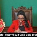 Bivša predsjednica Vrhovnog suda Crne Gore osuđena na šest mjeseci zatvora zbog zloupotrebe službenog položaja