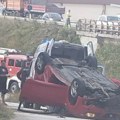 Vozač automobila zakačio kamion i prevrnuo se! Teža saobraćajna nesreća na putu Zlatibor - Užice, sleteo sa puta