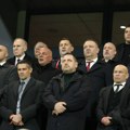Ovako izgleda loža reprezentacije Srbije protiv Letonije u Leskovcu: Tu su Radujko, Džajić...