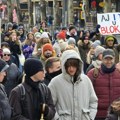 Studenti nastavljaju da pešače do Kragujevca, protest ispred Palate Srbija