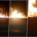 Dramatične scene Veliki požar kod Sava centra (video)