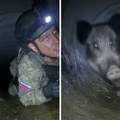 Udar s leđa na ruskog vojnika u tunelu ispod Kupjanska, čovek je izgledao izbezumljeno: Snimak je viralan!