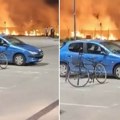 Veliki požar u Somboru! Plamen se širi zbog vetra, zastrašujući prizor (VIDEO)