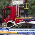 Požar u centru Beograda: Vatrogasne sirene odzvanjaju Bulevarom despota Stefana FOTO/VIDEO
