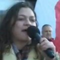 Mila Pajić predvodila protest ispred RTV