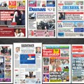 Naslovne strane današnjih novina: Prelistavanje štampe za subotu, 9. maj 2026. godine