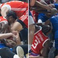 Srbin i Amerikanac se bacili po loptu, nastao haos: Posle ovoga je prekinut meč Budućnost - Crvena zvezda