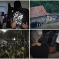 Uhapšena beogradska kriminalna grupa! Pogledajte snimak privođenja, kuće pune oružja i droge (foto, video)