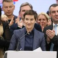 Ana Brnabić iz štaba SNS-a: Od 50 odsto obrađenih biračkih mesta, imamo 47,1 odsto podrške