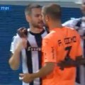 Prelep gol Živkovića pa umalo opšta tuča (VIDEO)