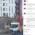 Urušio se sprat zgrade u izgradnji u Nišu